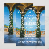 Arches of Italy Uitnodiging voor een repetitiedine (Voorkant / Achterkant)