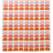 Arches Roze koraal Sinaasappel Douchegordijn (Voorkant)