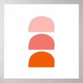 Arches Roze koraal Sinaasappel Poster (Voorkant)