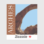 Arches Sticker, Nationaal Park Decal Sticker (Vel)