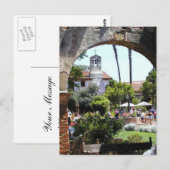 Arches van de kerk van Mission Capistrano Briefkaart (Voorkant / Achterkant)