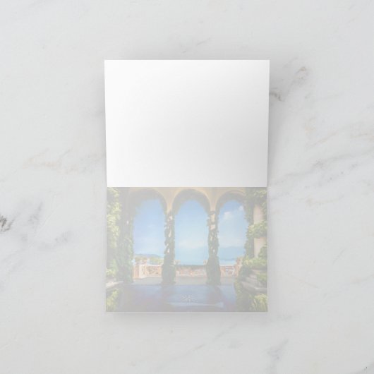 Arches van Italië Elegant Dank je wel Bedankkaart (Binnen)