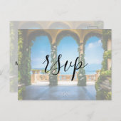 Arches van Italië Elegant RSVP Enclosure Uitnodiging Briefkaart (Voorkant / Achterkant)