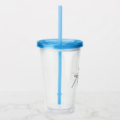 Archetype Minimalistisch Psychologisch Concept Acryl Drinkbeker (Rechts)
