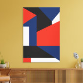 Archetypische geometrische Abstracte kunst Canvas Afdruk (Insitu (Woonkamer))