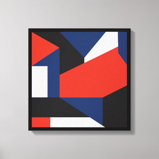 Archetypische geometrische Abstracte kunst Canvas Afdruk (Voorkant)