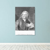 Archibald Bower, gegraveerd door J. Hollonray Canvas Afdruk (Insitu (Houten vloer))
