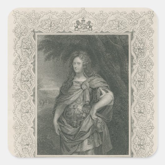 Archibald Campbell Vierkante Sticker (Voorkant)