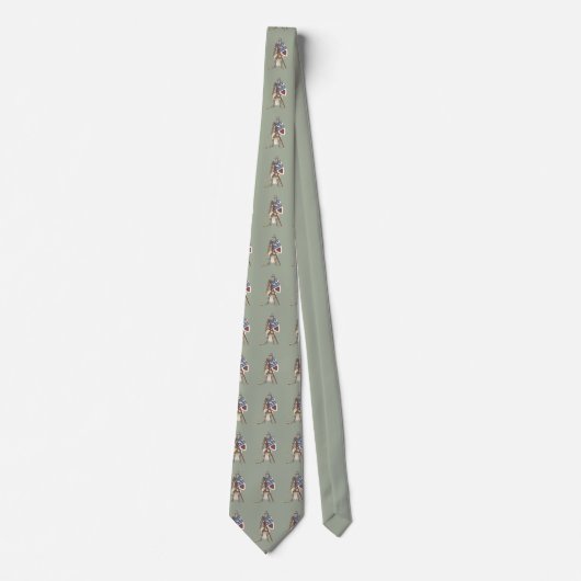 Archibald Douglas Weathered Green Stropdas (Voorkant)