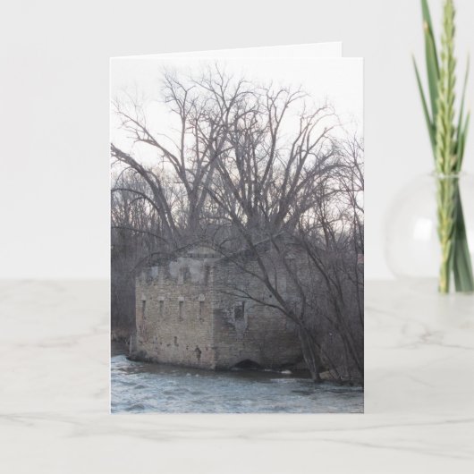 "Archibald Mill Ruins" Birthday Kaart #2 (Voorkant)