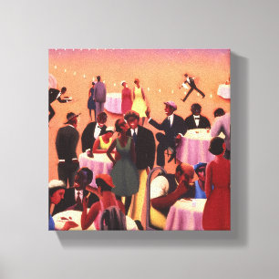 Archibald Motley Art Deco Canvas Afdruk