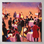 Archibald Motley Art Deco Poster<br><div class="desc">Barbeque schilderij - Archibald Motley Art Deco Poster</div>