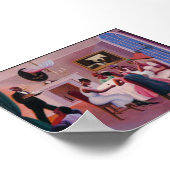 Archibald Motley - Cocktails 1926 Art Deco schilde Poster (Hoek)