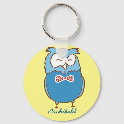 Archibald owl sleutelhanger (Voorkant)