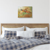 Archibald Thorburn Flying Pheasant Bird schilderij Canvas Afdruk (Insitu (Slaapkamer))
