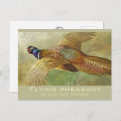 Archibald Thorburn Flying Pheasant CC0679 Briefkaa Briefkaart (Voorkant / Achterkant)