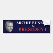 Archie Bunker voor President Bumpersticker (Voorkant)