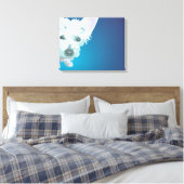 Archie Canvas Afdruk (Insitu (Slaapkamer))
