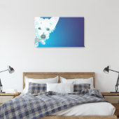 Archie Canvas Afdruk (Insitu (Slaapkamer))