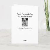 Archie Christmas Puppy Bedankkaart (Achterkant)