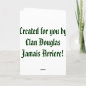 Archie, Douglas! Douglas! Wenskaart Kaart (Achterkant)