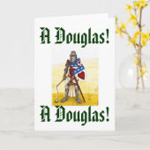 Archie, Douglas! Douglas! Wenskaart Kaart (Gele Bloem)