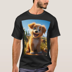 Archie - Geel Lab Retriever Puppy T-shirt
