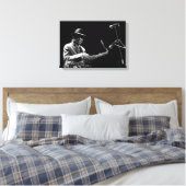 Archie Shepp 1 van P. Baud Banlieues 2010 C Canvas Afdruk (Insitu (Slaapkamer))