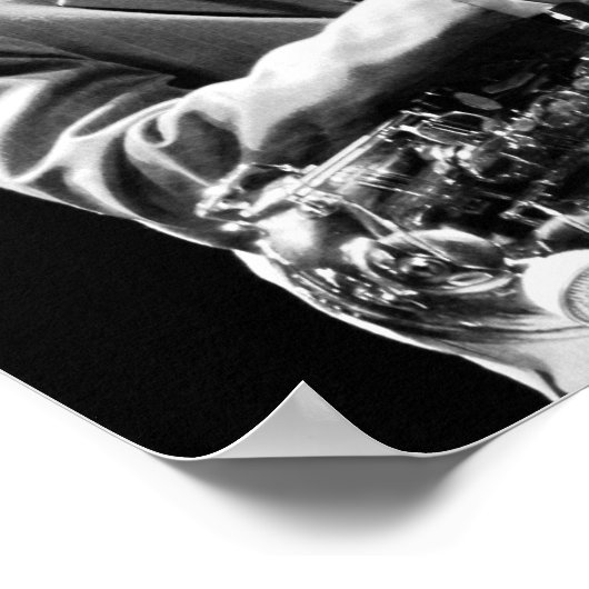 Archie Shepp 1 van P. Baud Banlieues Bleues 2010 P Poster (Hoek)