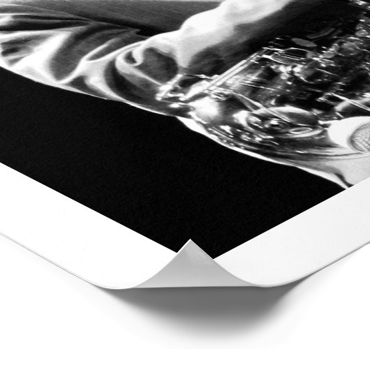 Archie Shepp 1 van P. Baud Banlieues Bleues 2010 P Poster (Hoek)