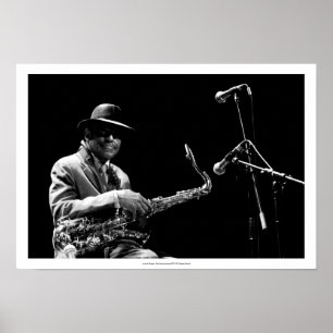 Archie Shepp 1 van P. Baud Banlieues Bleues 2010 P Poster
