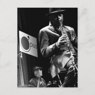 Archie Shepp 2 van P. Baud Banlieues Bleues 2010 Briefkaart