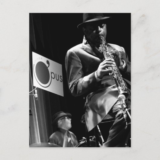 Archie Shepp 2 van P. Baud Banlieues Bleues 2010 Briefkaart (Voorkant)