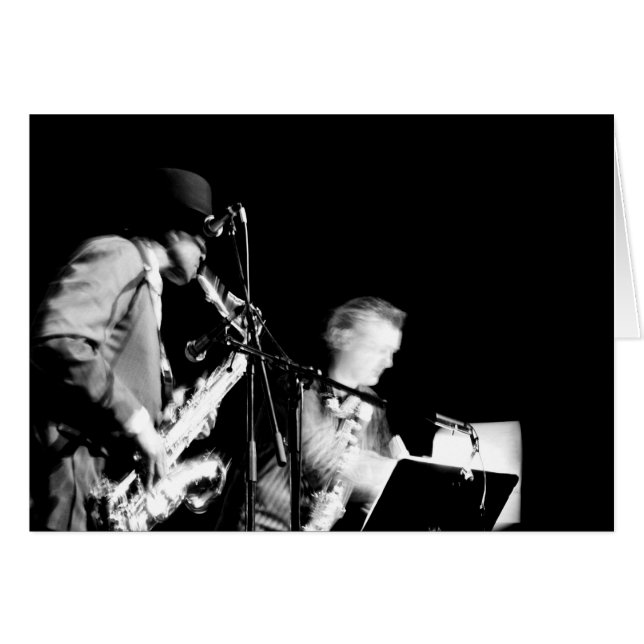 Archie Shepp 3 Banlieues Bleues 2010 P Baud card (Voorkant Horizontaal)