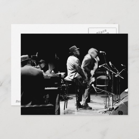 Archie Shepp Denis Colin 5 Banlieues Bleues 2010 Briefkaart (Voorkant / Achterkant)