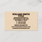 Archief Bibliotheek Archivist Visitekaartje (Achterkant)