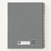 Archief Dot Matrix | Data-Gedreven Minimalistisch  Notitieboek (Achterkant)