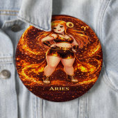 Archief Sterrenstelsel: Aries Phoenix Ronde Button 6,0 Cm (In situ)