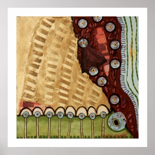 Archiefafdruk "Alles over de weg springen" Poster (Voorkant)