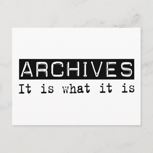 Archieven Het is Briefkaart (Voorkant)