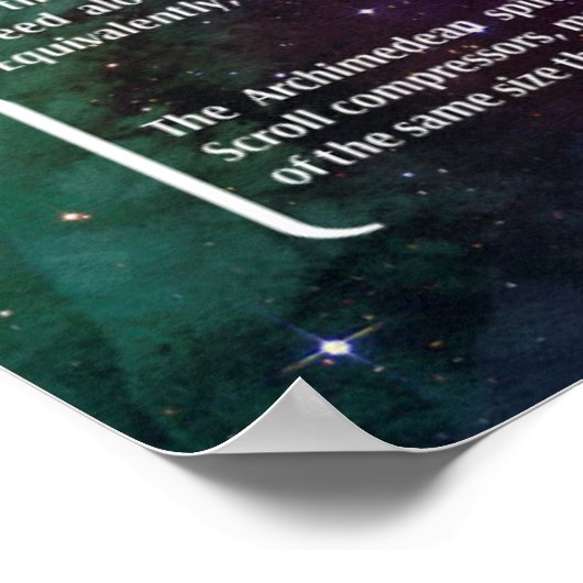 Archimedean Spiral Poster (Hoek)