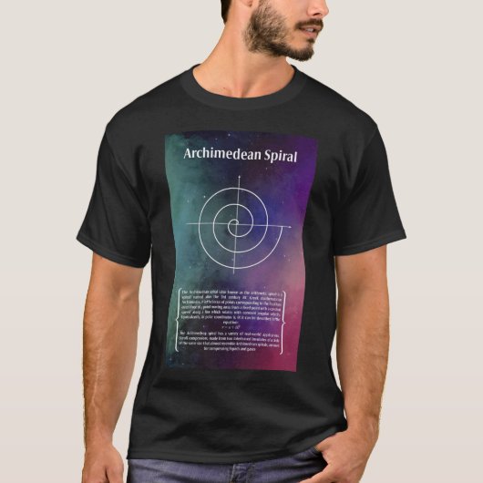 Archimedean Spiral T-shirt (Voorkant)
