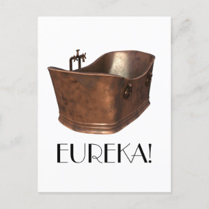 Archimedes Bathtub Briefkaart