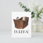 Archimedes Bathtub Briefkaart (Staand voorkant)