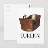 Archimedes Bathtub Briefkaart (Voorkant / Achterkant)