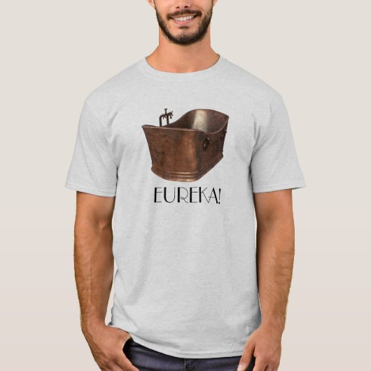 Archimedes Bathtub T-shirt (Voorkant)