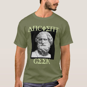 Archimedes de originele OUDE GEEK T-shirt