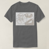 ARCHIMEDES en zijn PI CONSTANT T-shirt (Design voorkant)