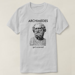 Archimedes kreeg een beveiligingsonderzoek t-shirt