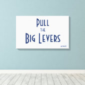 Archimedes Lever Motivatie Canvas Afdruk (Insitu (Houten vloer))